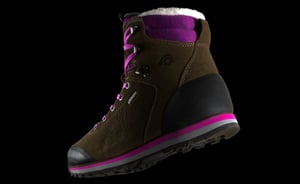 Trekking- en Wandelschoenen voor Dames met Wollen Winterlaarzen Bruin