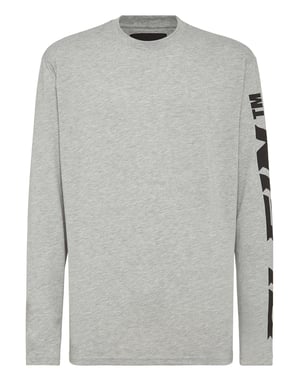 T-shirt med rund halsringning