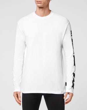 T-shirt med rund halsringning