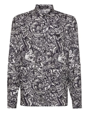 Overhemd Slim Fit Tattoo