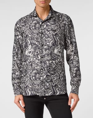 Overhemd Slim Fit Tattoo