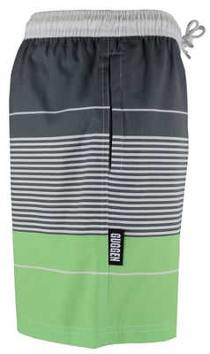 Zwemshort voor Heren met Patroonstrepen Groen