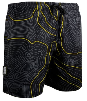 Zwembroek voor Heren, Strepen, Casual Boardshorts, Lijnenpatroon