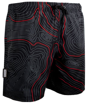 Zwembroek voor Heren, Strepen, Casual Boardshorts, Lijnenpatroon