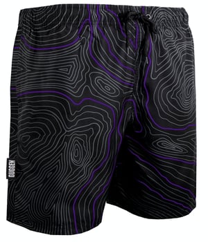 Zwembroek voor Heren, Strepen, Casual Boardshorts, Lijnenpatroon
