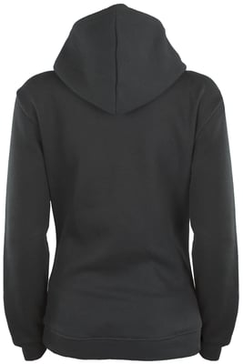 Dames Hoodie Fleece Hoodie Lange Mouw Zwart