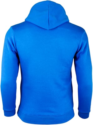 Heren wandelhoodie fleece hoodie outdoor blauw