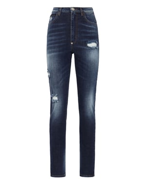 Superhög midja jeggings
