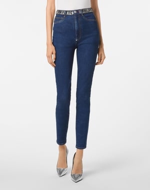 Superhög midja jeggings