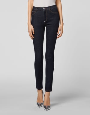 Jeggings med hög midja