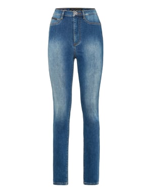 Jeggings med hög midja