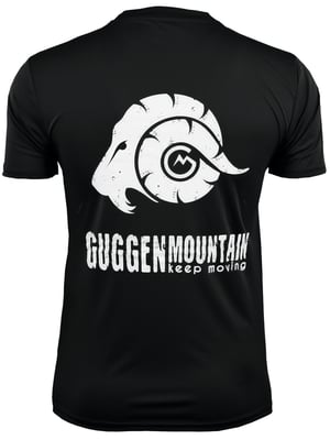 Heren Fitness Functioneel T-shirt met Logo Sport Outdoor Zwart