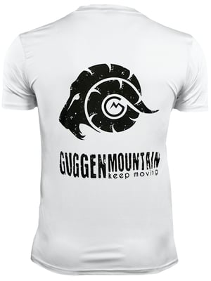 Heren Fitness Functioneel T-shirt met Logo Sport Outdoor Wit