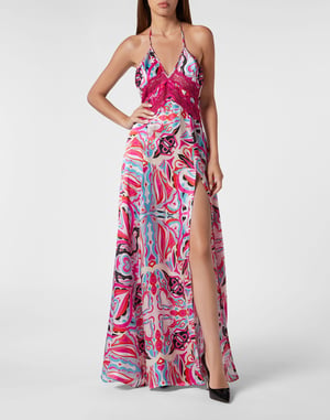 Lange Jurk Colorful Circus