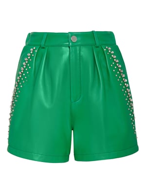 Leren Korte Broek