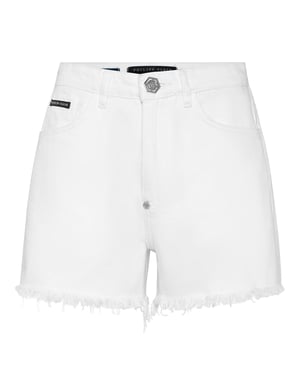 Denim Shorts Logo