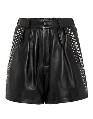 Leren Korte Broek