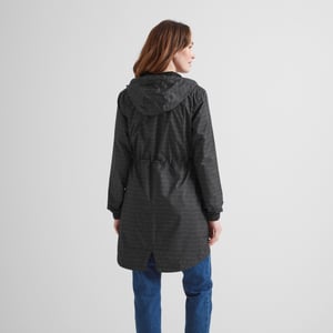 Kilnsey Womens Waterproof Jacket - Washed Black Dash Print