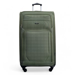 Soft Shell Lightweight Nylon Extra Large 4 Wheels Travel Suitcase