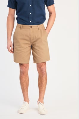 Stone Cotton Chino Shorts