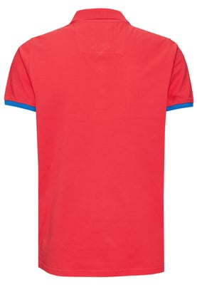 Contrast Polo Piqué Shirt Normale Pasvorm