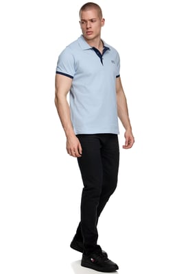 Contrast Polo Piqué Shirt Normale Pasvorm