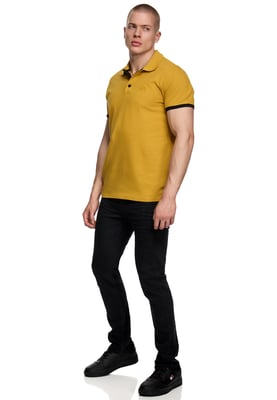 Contrast Polo Piqué Shirt Normale Pasvorm