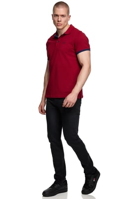 Contrast Polo Piqué Shirt Normale Pasvorm