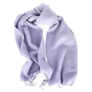 Acne Studios Fringe Scarf in Pastel Purple Wool