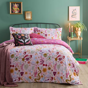 Furn Enchanted Printed Reversible Duvet Set