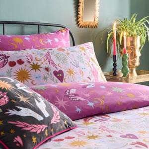 Furn Enchanted Printed Reversible Duvet Set