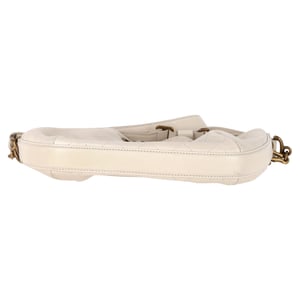 Chanel CC Paris-Rome Shoulder Bag in White Leather