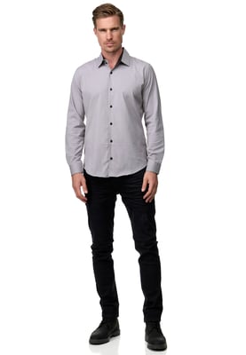 Zakelijk overhemd Slim Fit Premium Katoen-Stretch