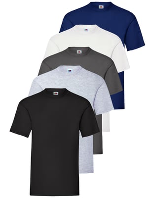 Fruit of the Loom Mens T-Shirt 5 Pack
