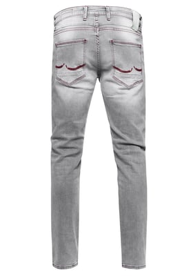 Jeansbroek "TORI" slim fit destroyed denim