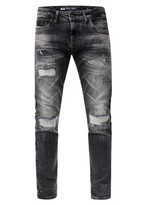 Jeansbroek "YAMATO" slim fit streetwear katoen stretch