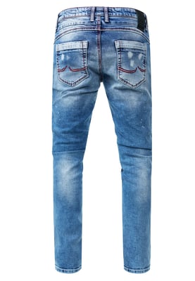 Jeansbroek "URUMA" slim fit (DE BUITENGEWONE)