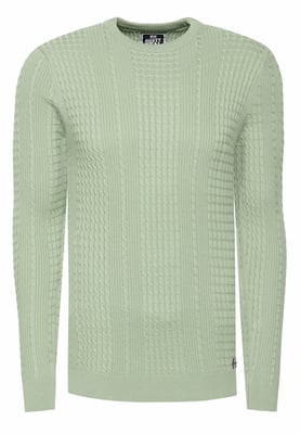 Super Slim Fit Streetwear Fijn Gebreide Trui