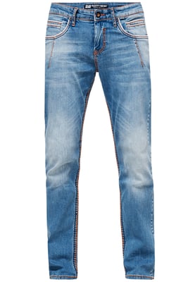 Jeansbroek "NEW YORK" vintage blauw gebruikt
