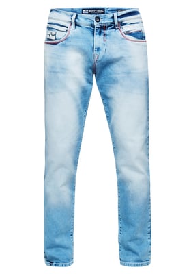 Jeansbroek "TOYAMA" Regular Fit met contrastnaad