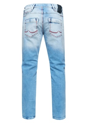 Jeansbroek "TOYAMA" Regular Fit met contrastnaad