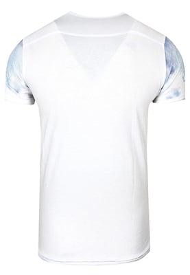 T-shirt met ronde hals en print over het hele voorpand