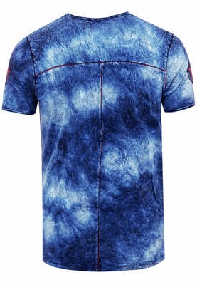 T-shirt in kleur met logo-print in de stijl van Tie Dye Batik
