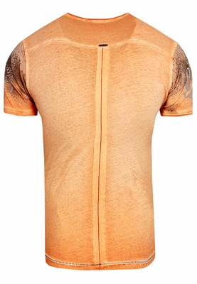 T-shirt met ronde hals en print over het hele voorpand