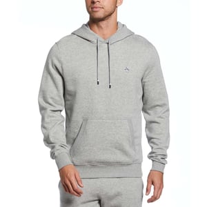 Original Penguin Heren Sticker Pete Pull Over Hoodie (Grijs)
