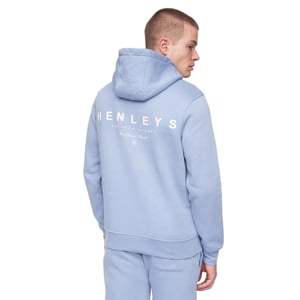Henleys Heren Metafone Hoodie (Staalblauw)