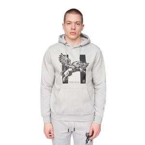 Henleys Heren Curveball Hoodie (Grijze Mergel)