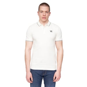 Henleys Heren Moorehen Poloshirt (Wit)