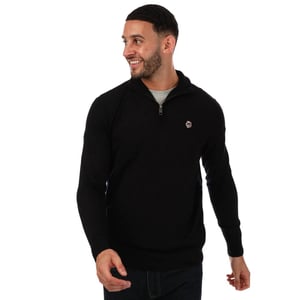 Ted Baker Unisex Sweatshirt met kwart rits voor volwassenen (Marine)
