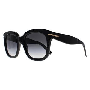 Hugo Boss Square Womens Shiny Black Grey Gradient with Light Mirror BOSS 1731/S